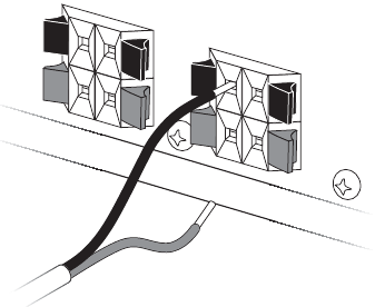 Kabel op receiver aansluiten