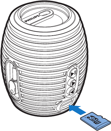 Afspelen vanaf een Micro SD-kaart