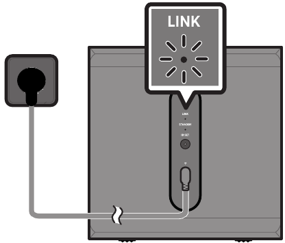 LINK LED - Blauw is aan