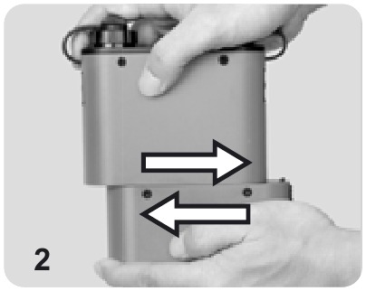 Batterijcompartiment laden - Stap 2