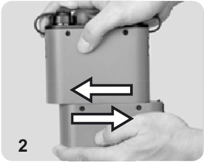 Batterijcompartiment lossen - Stap 2