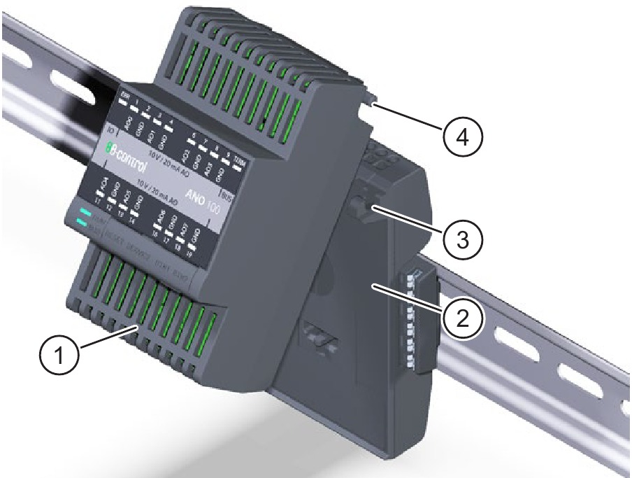 Installeer de elektronische module