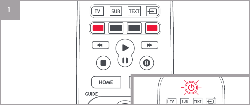 STEL UW TELEVISIE IN - Stap 1