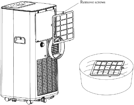 De luchtfilters reinigen
