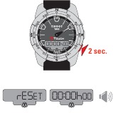 Reset hoogtemeter voor hoogteverschil