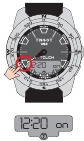 Alarm 1 of 2 weergave