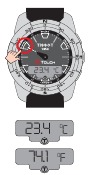 Thermometerweergave