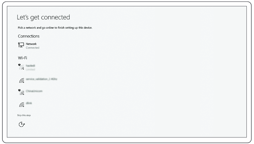 Voltooi de installatie van het besturingssysteem - Windows - Stap 1