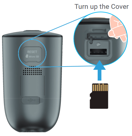Micro SD-kaart installeren (optioneel)