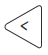 Cursor naar links