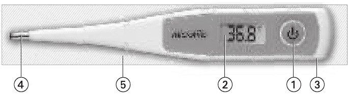 Beschrijving van deze thermometer