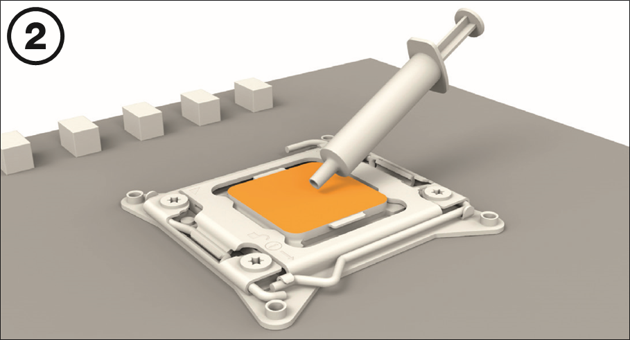 Intel: LGA 2011 (-3) square ILM / LGA 2066 Installatie - Stap 2