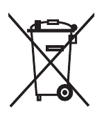 Symbool voor batterijrecycling