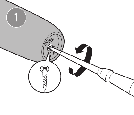 De oplaadbare batterij verwijderen - Stap 1