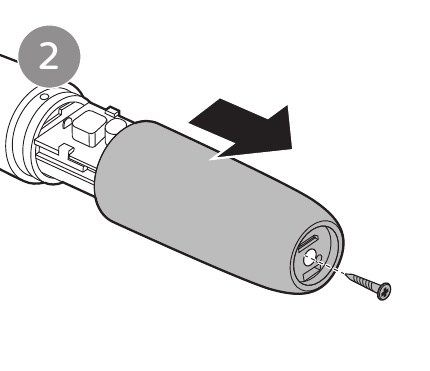 De oplaadbare batterij verwijderen - Stap 2