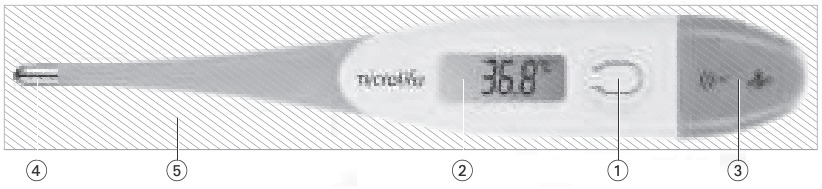 Beschrijving van deze thermometer