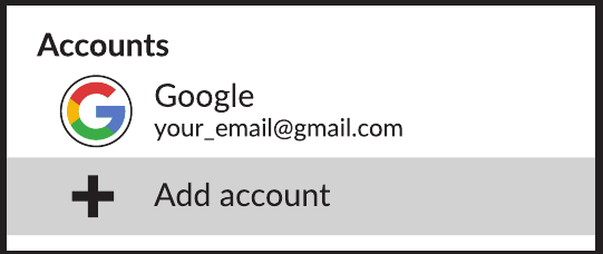 Accounts toevoegen