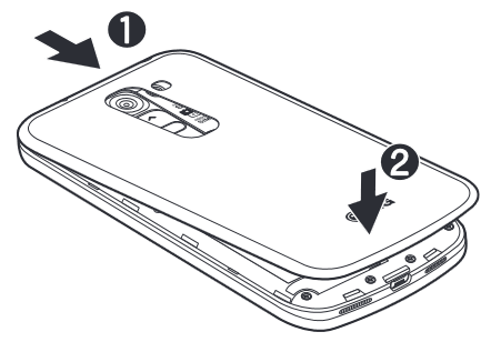 De SIM-kaart en batterij plaatsen - Stap 3