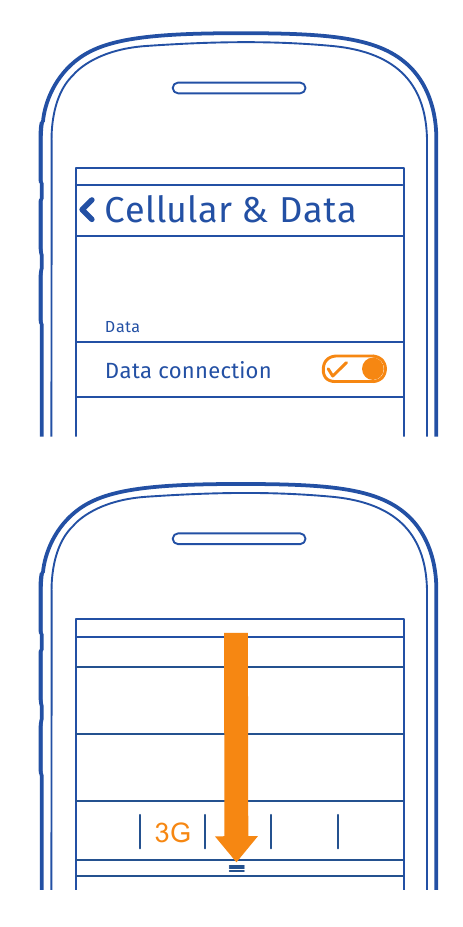 Mobiele data beheren