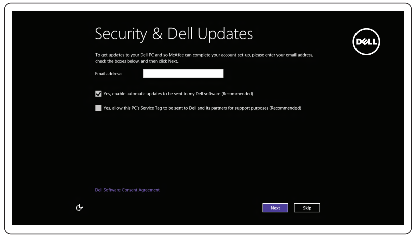 Beveiliging en updates inschakelen