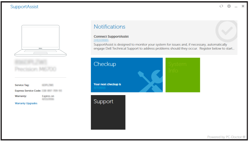 Zoek Dell apps in Windows 8.1