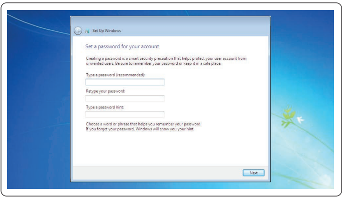 Wachtwoord instellen voor Windows