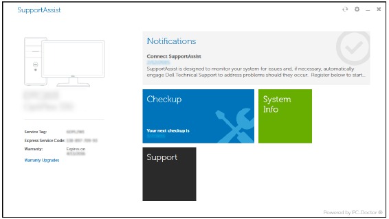 Dell apps zoeken - Controleer en update uw computer