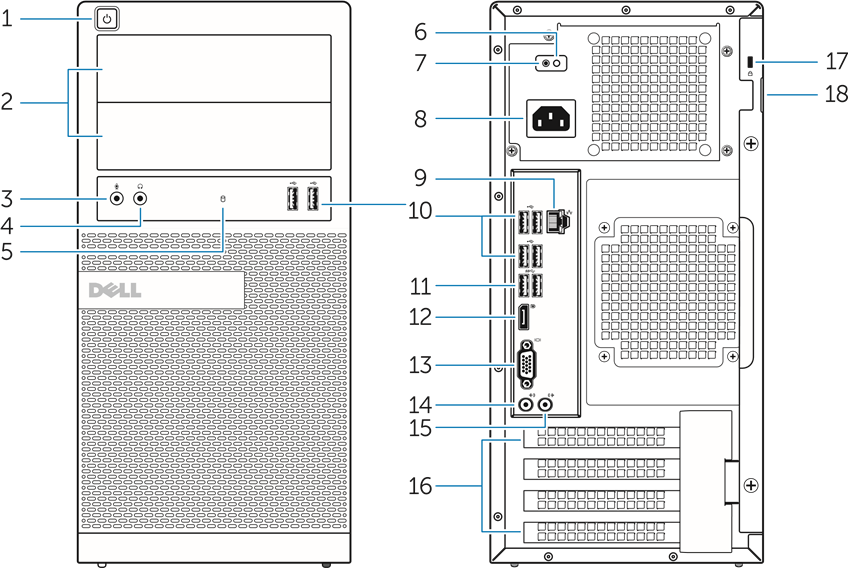 OptiPlex 3020 MT functies