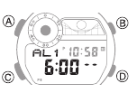 Een alarm of het uursignaal uitschakelen Stap 2