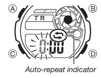 Automatische herhaling in- en uitschakelen