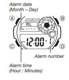 Afbeelding van het scherm Alarm