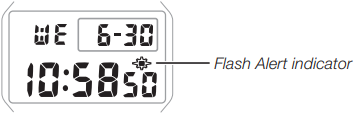 Flash Alert in- of uitschakelen