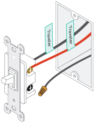 Uw 3-weg dimmer bedraden - Stap 3