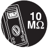 Gebruik altijd een digitale multimeter