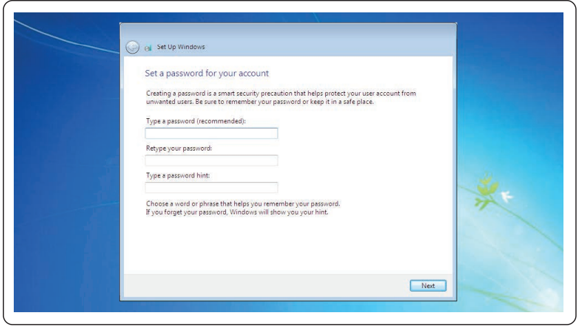 Windows 7 - Een wachtwoord instellen voor Windows