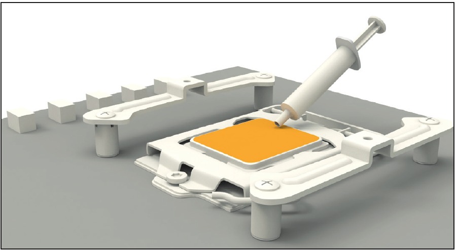 LGA 1700/1200/115 - De koelpasta aanbrengen
