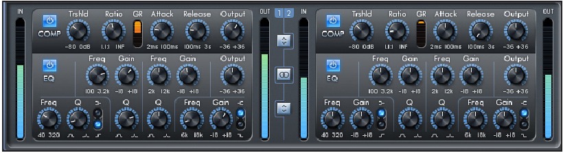 Input FX-sectie apparaat