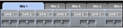 Mixersectie - Mixer-tabblad
