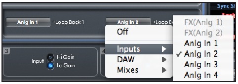 Opnemen met of zonder FX - De Loopback gebruiken