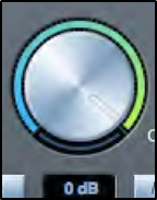 Monitor level control knob