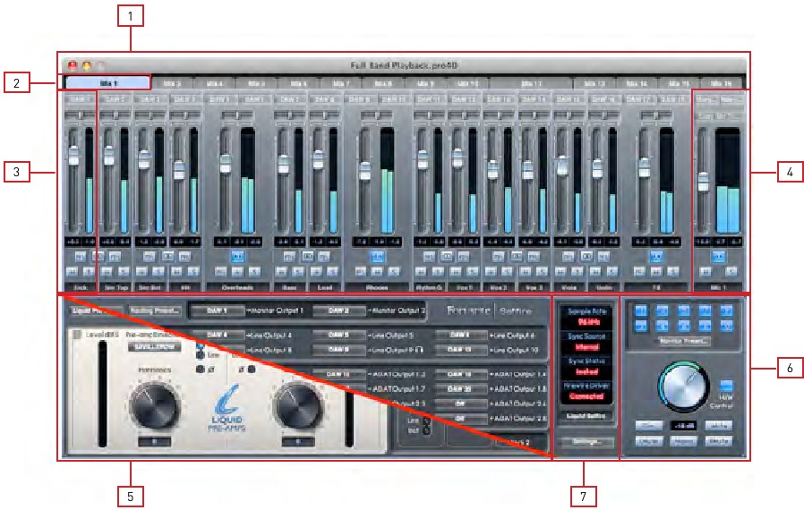 Saffire MixControl - Overzicht