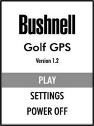 YP GPS-startscherm