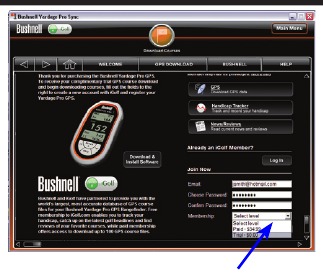 De synchronisatietoepassing gebruiken om cursussen te downloaden - Stap 3
