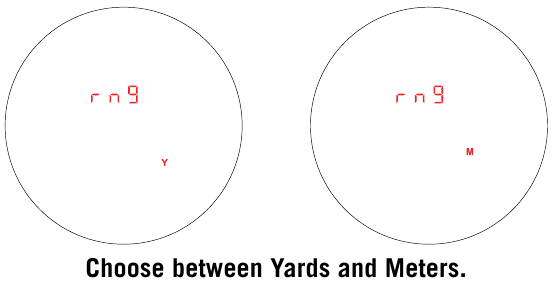 Range Unit Selection (Bereikeenheidselectie)
