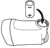 Batterij plaatsen