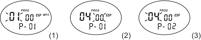 PROGRAMMA AFSPELEN Voor MP3