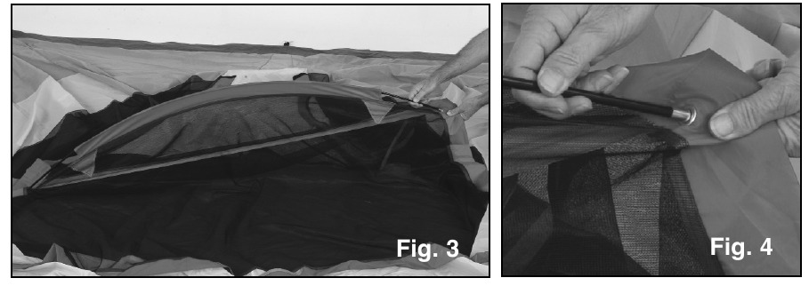 Tent opzetten stap 2