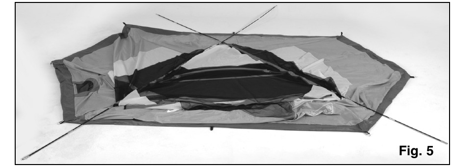 Tent opzetten stap 3