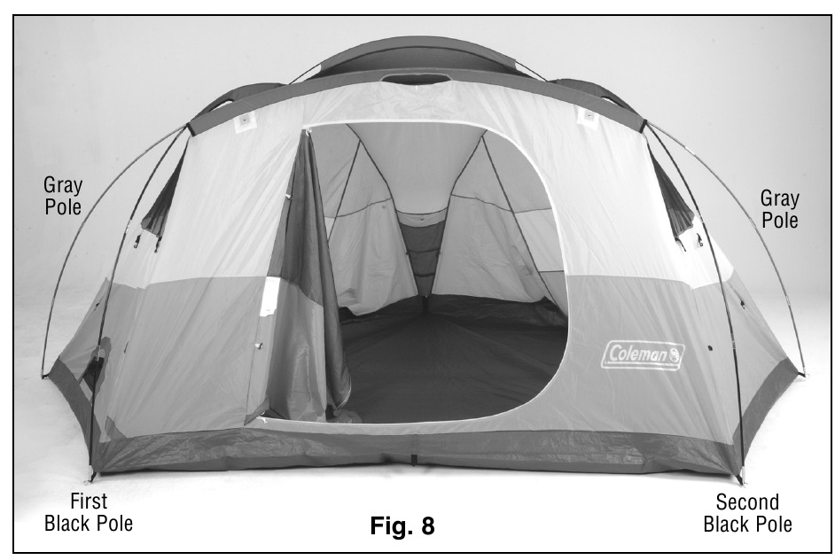 Tent opzetten stap 6