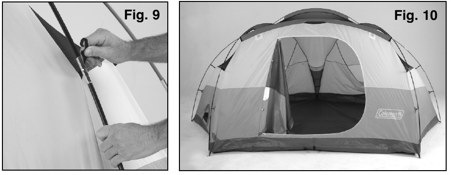 Tent opzetten stap 7